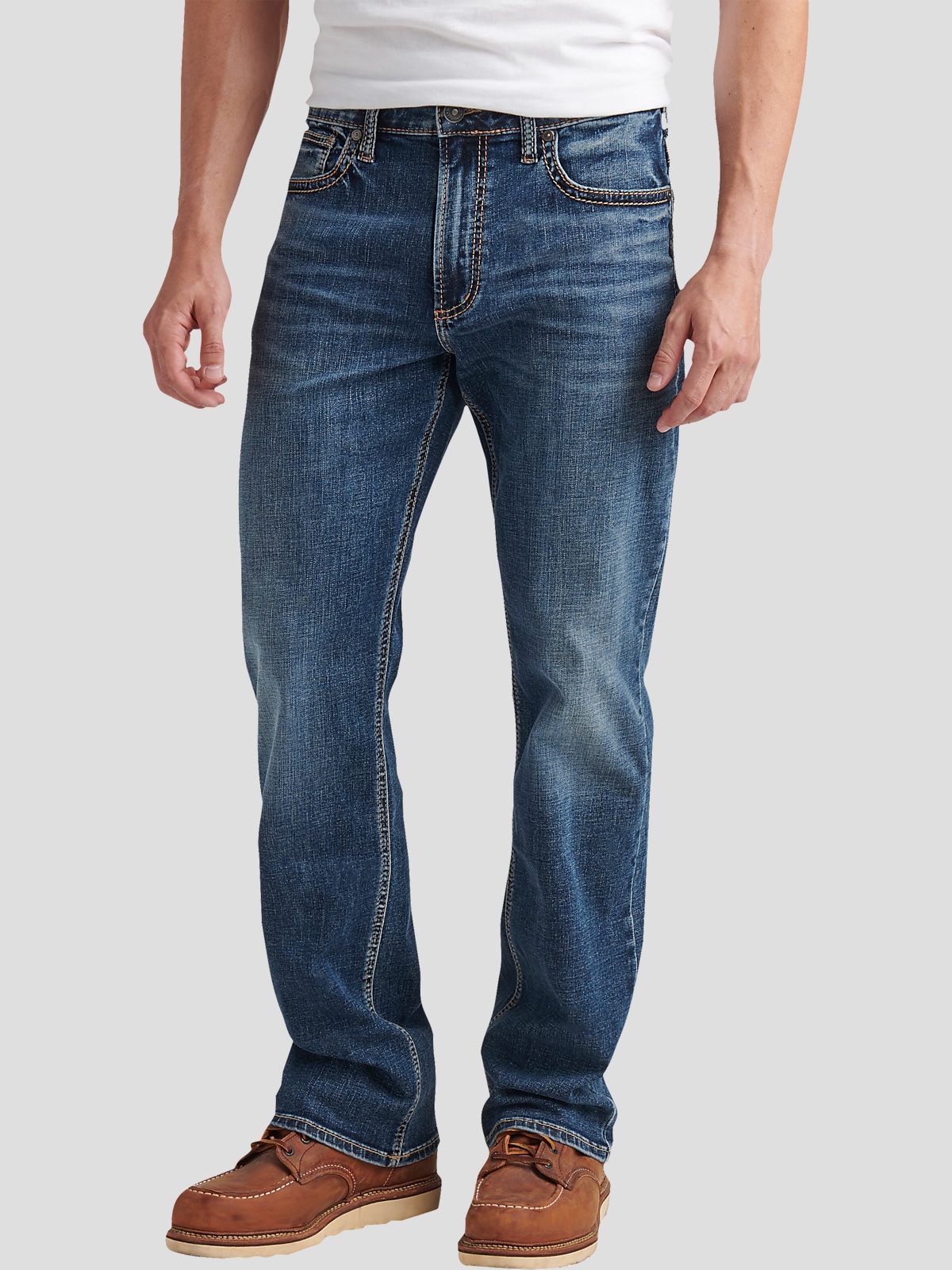 Silver Jeans Gordie Relaxed Fit Straight Leg Jeans All Sale Men s Wearhouse
