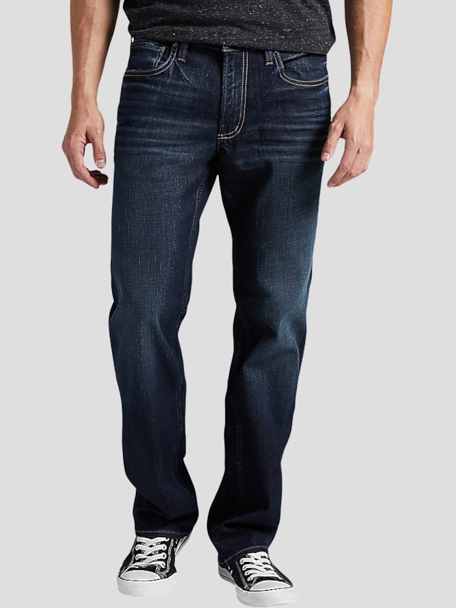 Silver Jeans Allan Slim Fit Straight Leg Jeans | Jeans | Men's Wearhouse