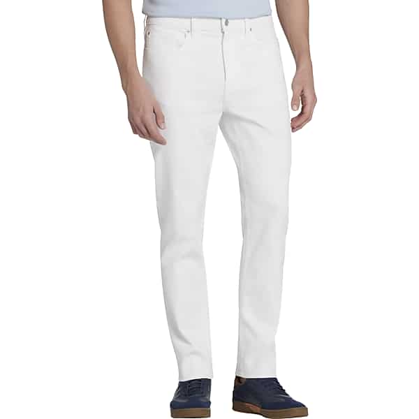 Joseph Abboud Big & Tall Men's Slim Fit Jeans White - Size: 46W x 30L