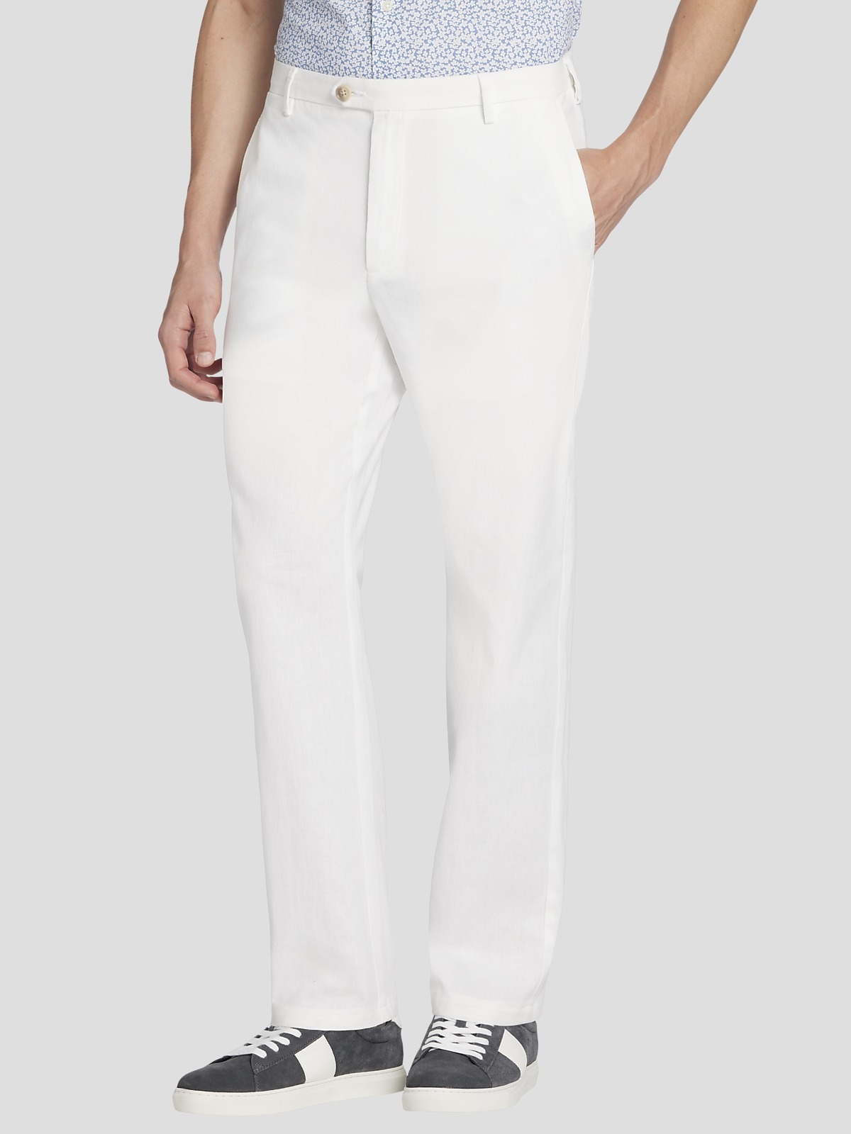 Joseph Abboud Modern Fit Linen Blend Pants | Casual Pants | Men's Wearhouse