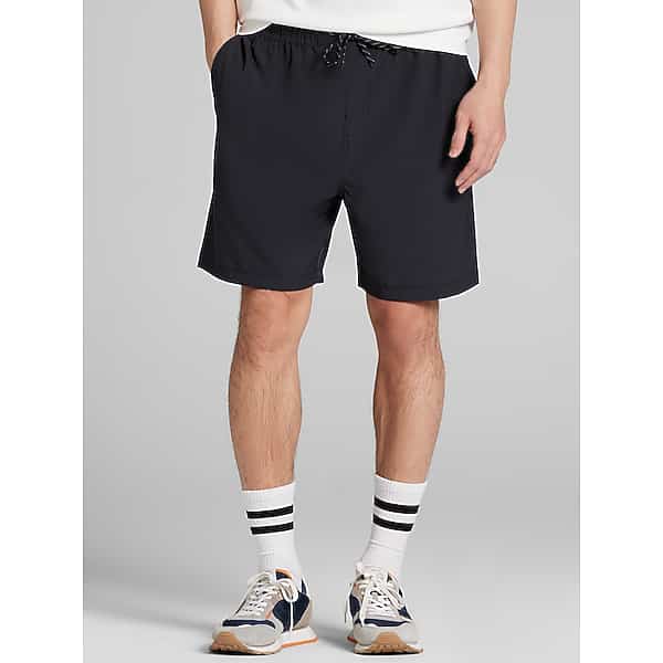 Awearness Kenneth Cole Men's CHILLFLEX Modern Fit Lined Shorts 7" Black - Size: XL