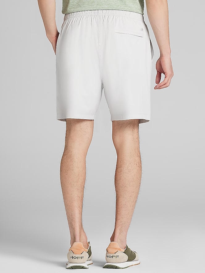 Awearness Kenneth Cole CHILLFLEX Modern Fit Lined Shorts 7", White/Cream - Image 2 of 3