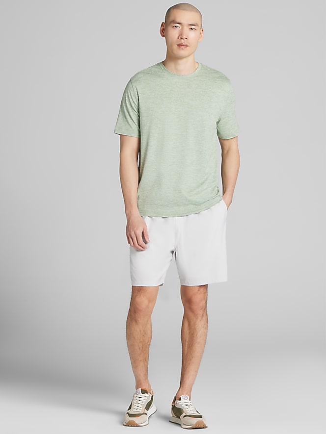 Awearness Kenneth Cole CHILLFLEX Modern Fit Lined Shorts 7", White/Cream - Image 3 of 3