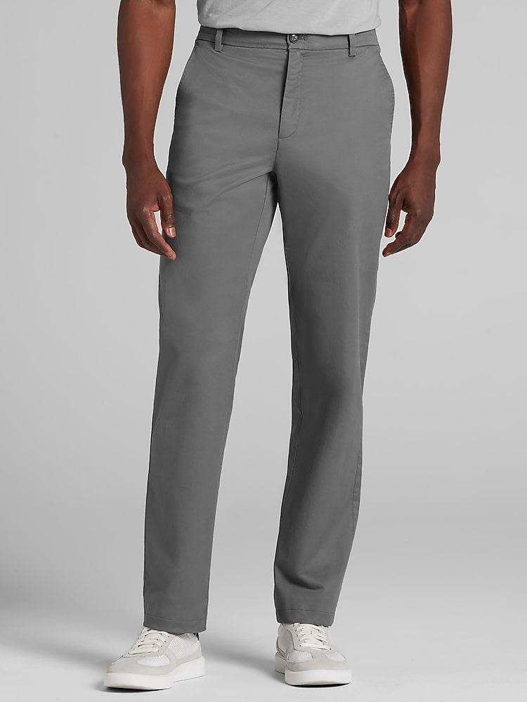 Joseph Abboud Classic Fit Comfort Stretch Chinos, Charcoal - Gray