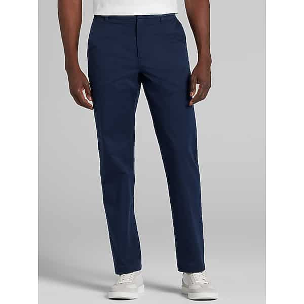 Joseph Abboud Men's Classic Fit Comfort Stretch Chinos Navy - Size: 40W x 32L