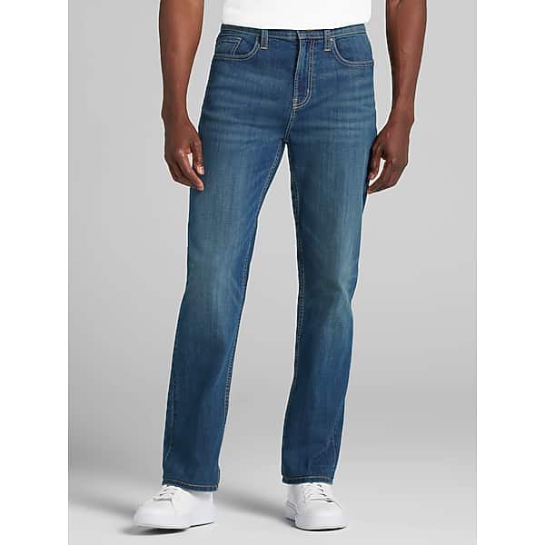 Joseph Abboud Men's Classic Fit Comfort Stretch Jeans River Wash - Size: 48W x 30L TMW23BA48060