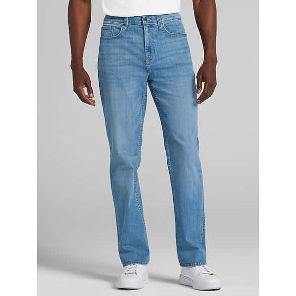 Joseph Abboud Big & Tall Men's Classic Fit Comfort Stretch Jeans Arctic Wash - Size: 46W x 30L