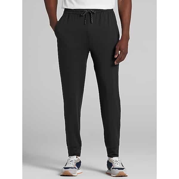 Awearness Kenneth Cole Men's CHILLFLEX Modern Fit Joggers Jet Black