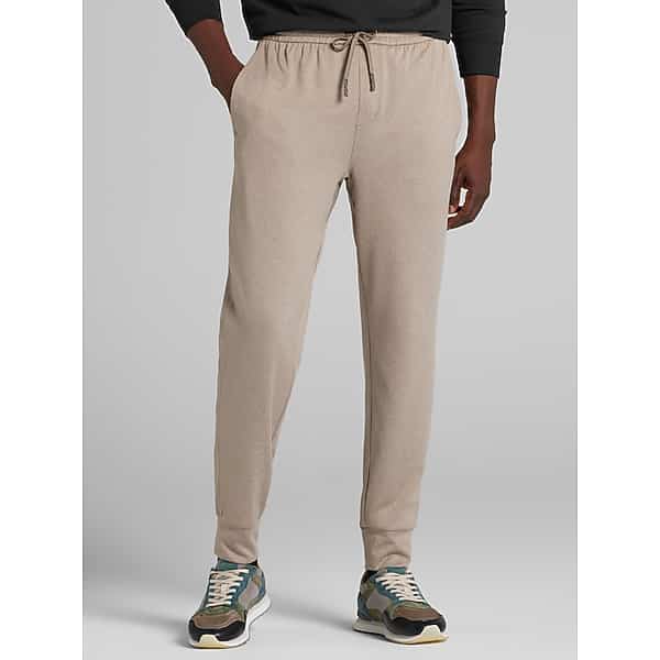Awearness Kenneth Cole Men's Modern Fit ChillFlex Joggers Tan Heather TMW23BW03X23