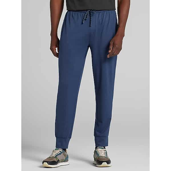 Awearness Kenneth Cole Men's CHILLFLEX Modern Fit Joggers Navy Blazer Heather