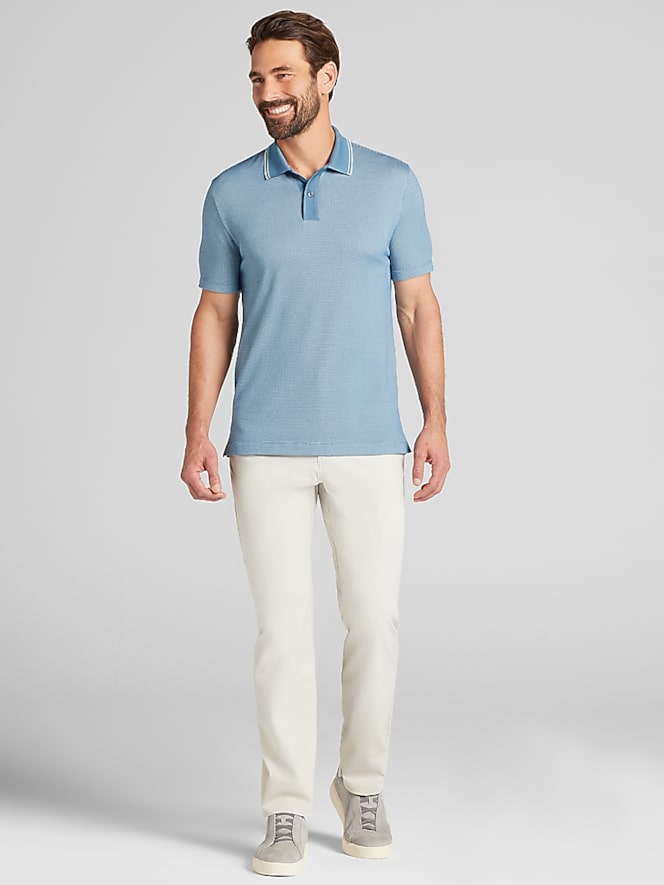 Awearness Kenneth Cole CHILLFLEX Modern Fit Stretch Ripstop Dobby 5-Pocket Pants, Moonstruck - Image 3 of 3