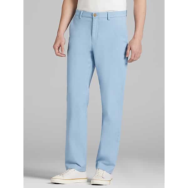 Joseph Abboud Big & Tall Men's Modern Fit Comfort Stretch Chinos Soft Chambray - Size: 48W x 32L TMW23CL48214
