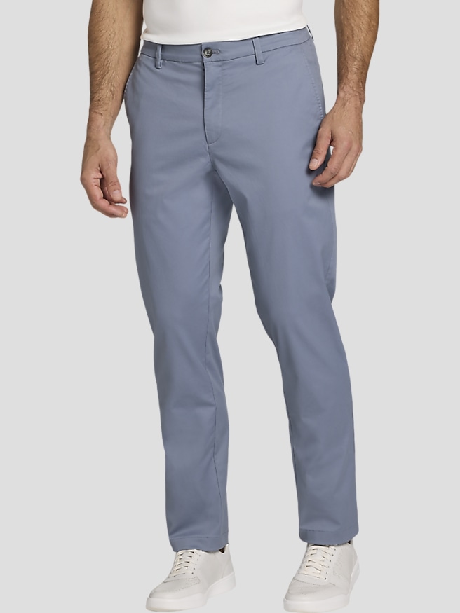 Gray Cotton Pants | Men's Wearhouse