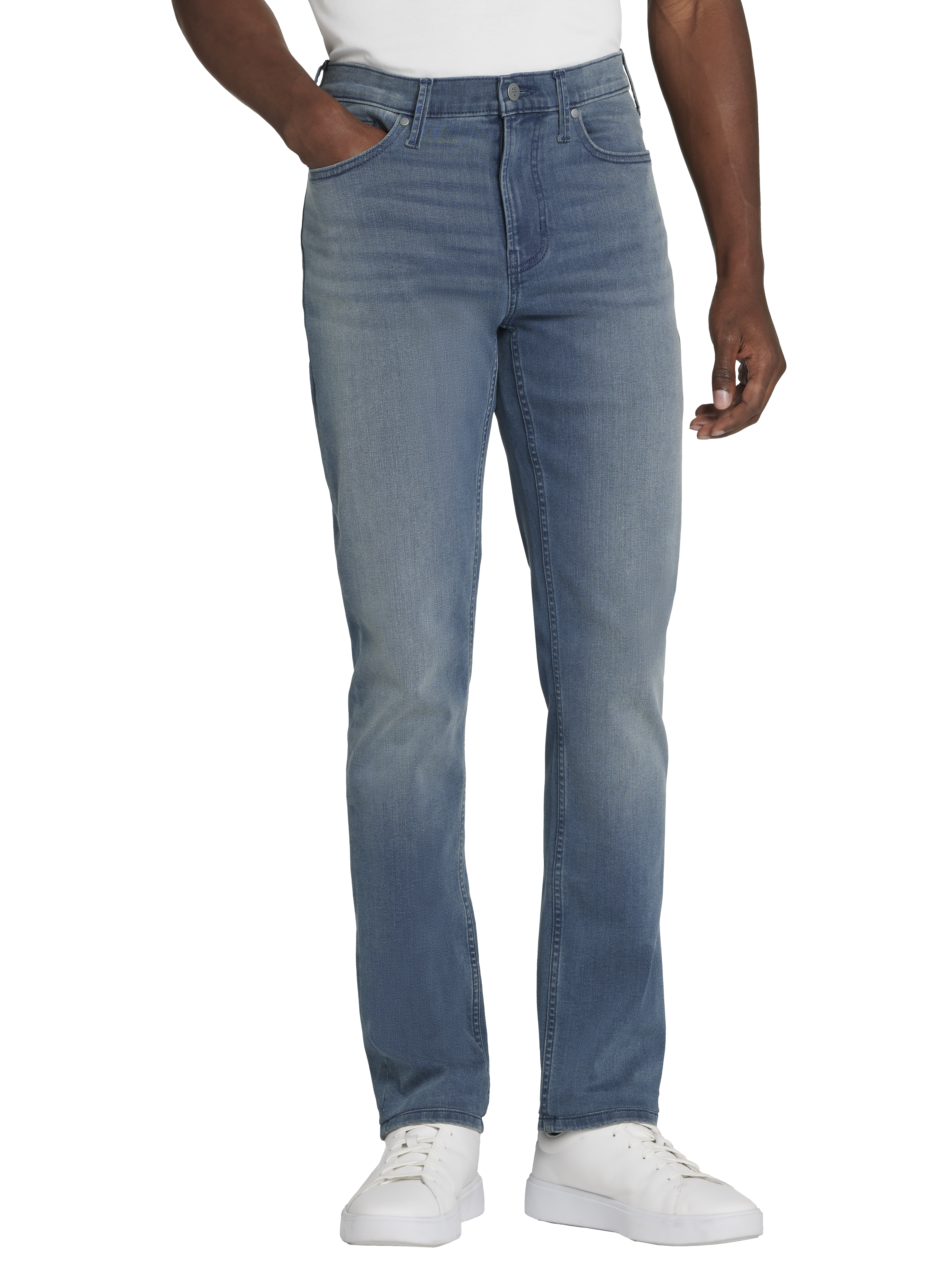 Kenneth Cole Men's Athletic Fit Stretch Jeans Kenneth Cole