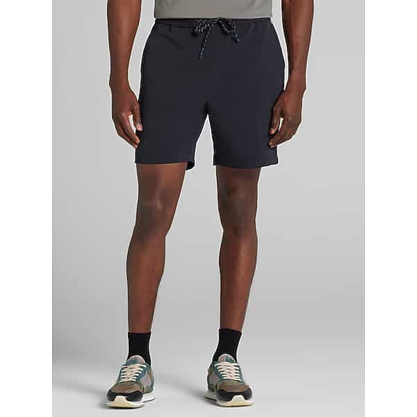 Awearness Kenneth Cole Big & Tall Men's Modern Fit Stretch Ripstop Dobby ChillFlex Shorts Black - Size: XXL