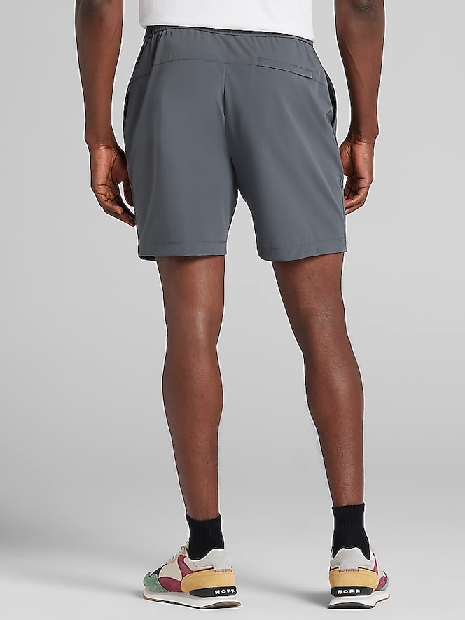 Awearness Kenneth Cole CHILLFLEX Modern Fit Stretch Ripstop Dobby Shorts 7", Moonstruck - Image 2 of 4
