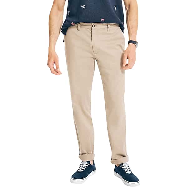 Nautica Men's Classic Fit Deck Pants True Khaki - Size: 40W x 32L