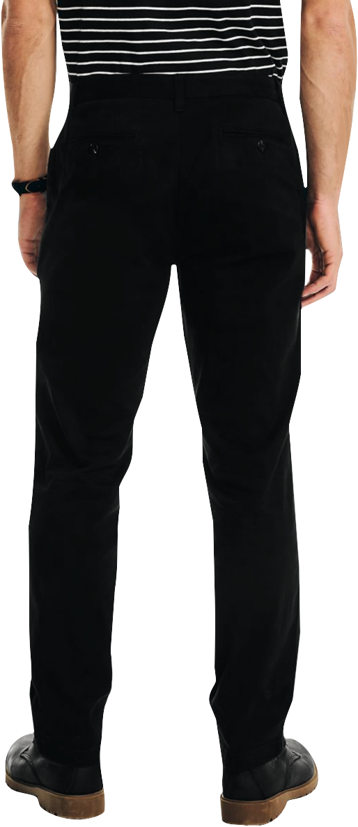 Classic Fit Full-Length Casual Pants