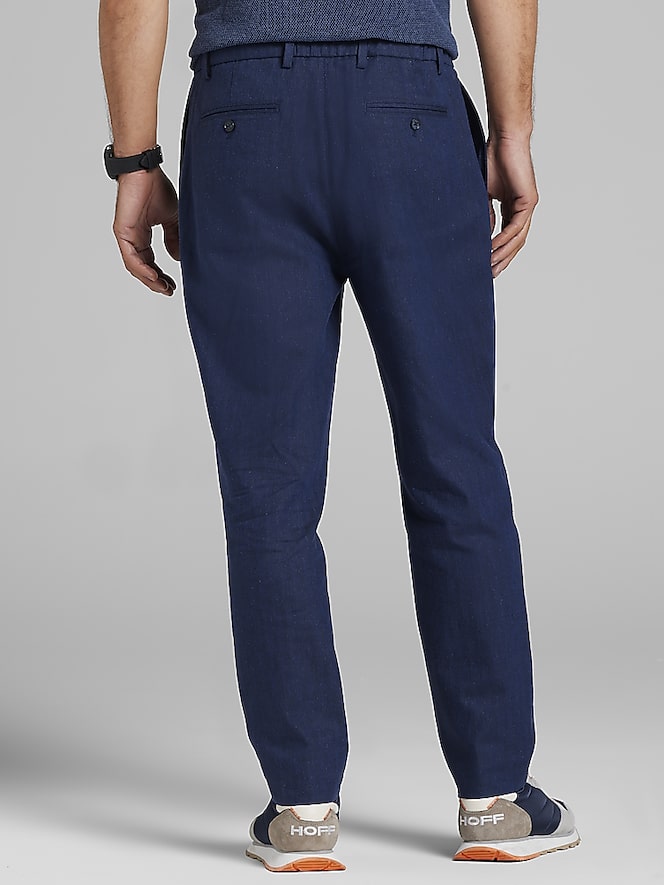 Joseph Abboud Linen Herringbone Chino