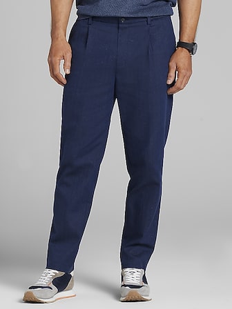Modern Fit Linen Blend Shorts