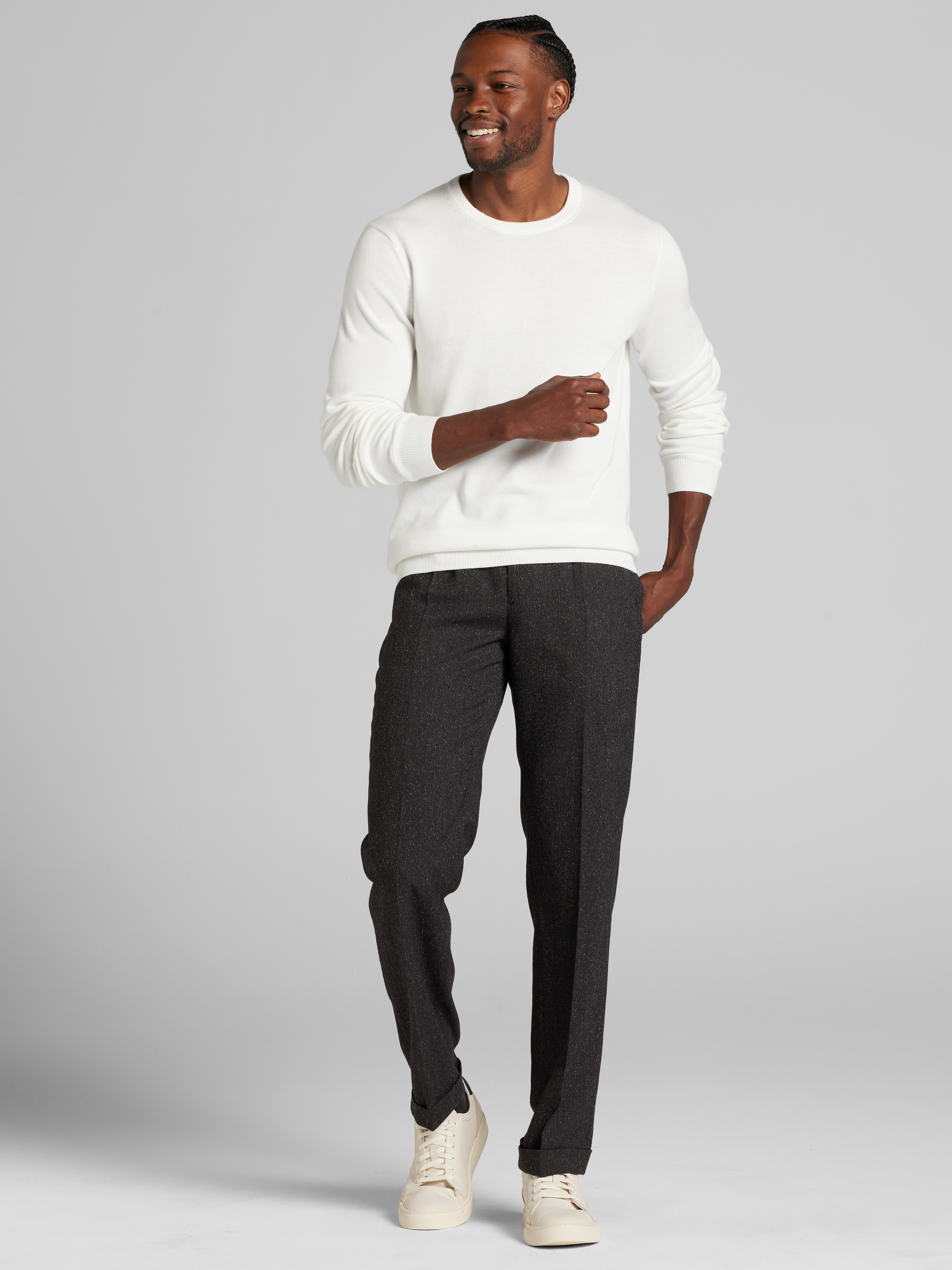 Modern Fit Pleated Dress Pants