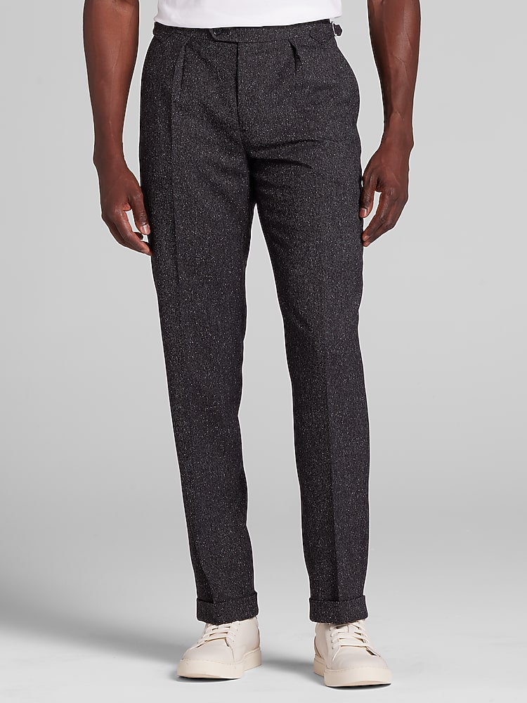 dark grey mens dress pants Medium Grey Performance Slim Fit Suit Pants