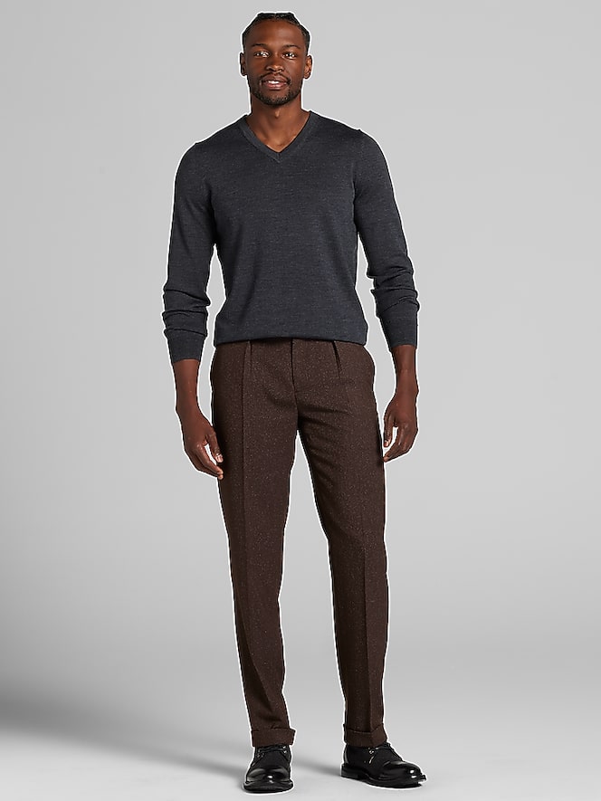 Joseph Abboud Modern Fit Pleated Dress Pants