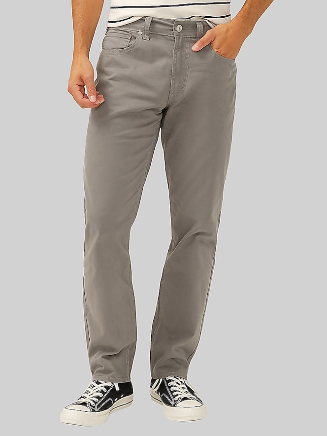 Silver Jeans Athletic Fit Tapered Leg Twill Pants