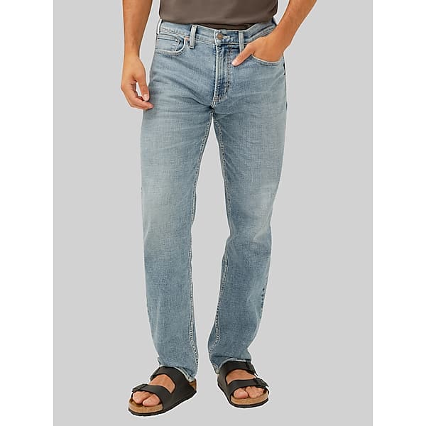 Silver Jeans Men's Athletic Fit Tapered Leg Luxe Heritage Jeans Medium Wash - Size: 30W x 30L TMW23G530051
