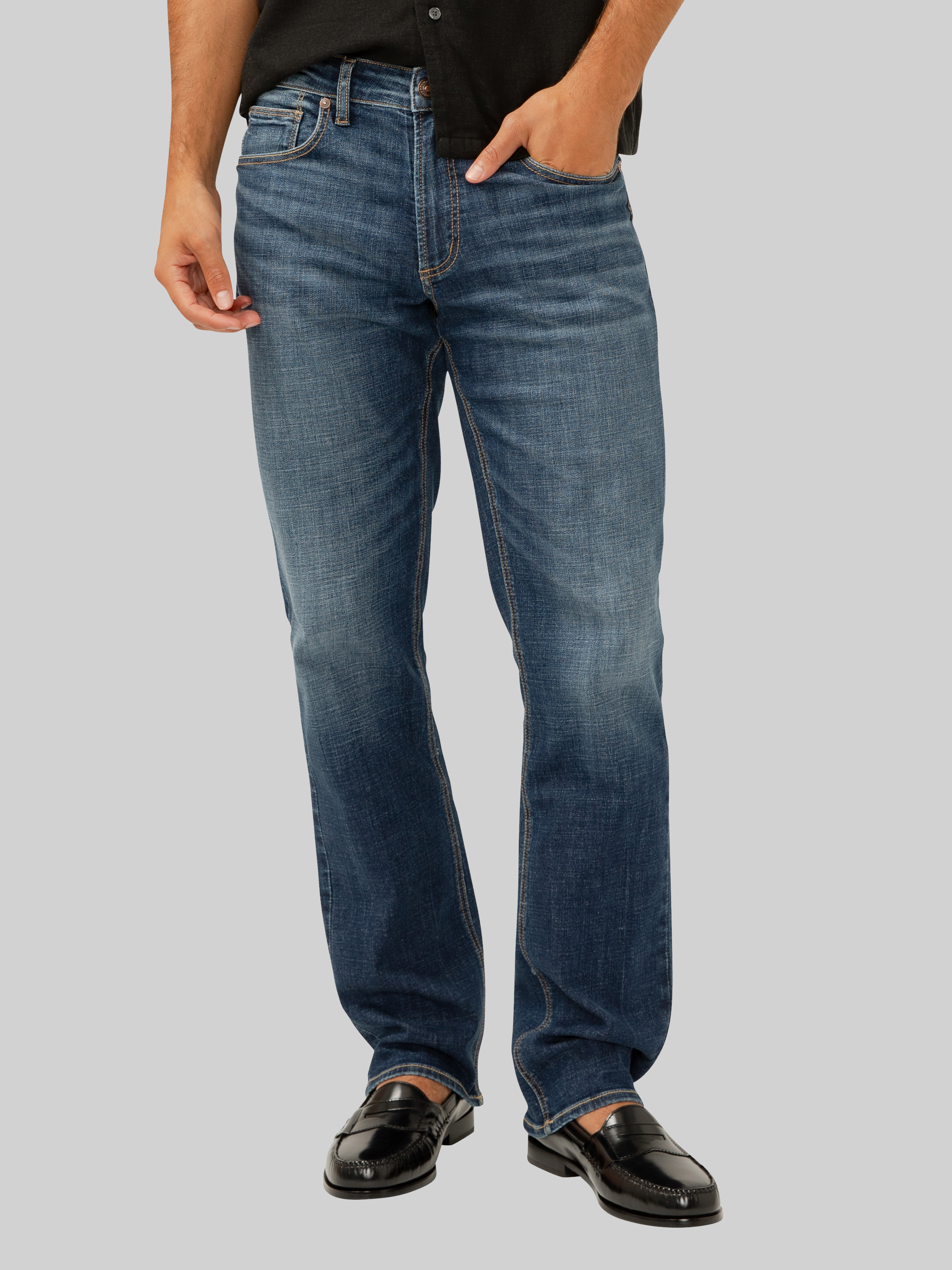 Classic Fit Straight Leg Jeans