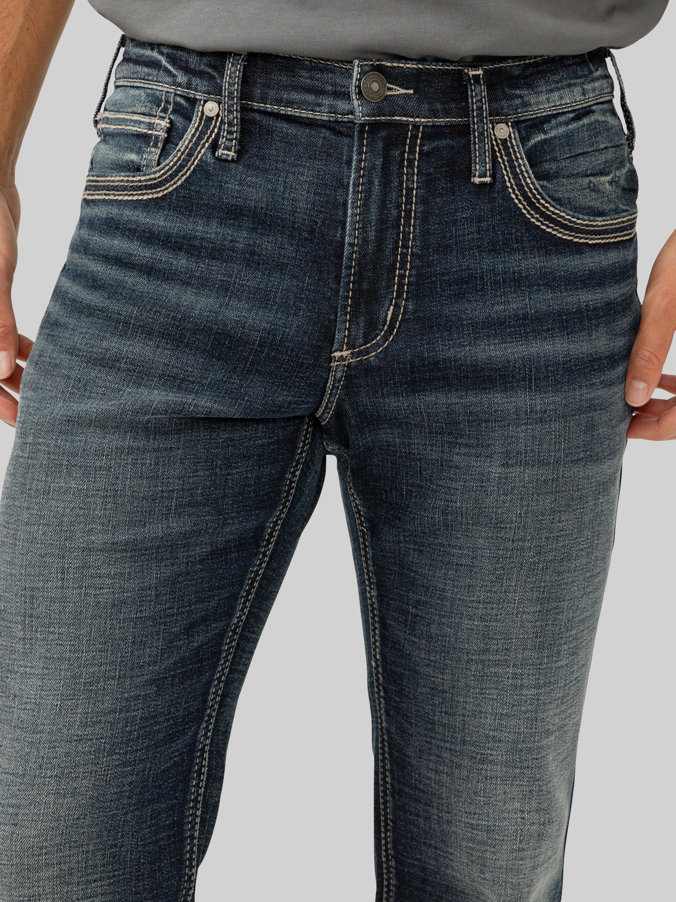 Jace Slim Fit Dark Wash Bootcut Jeans