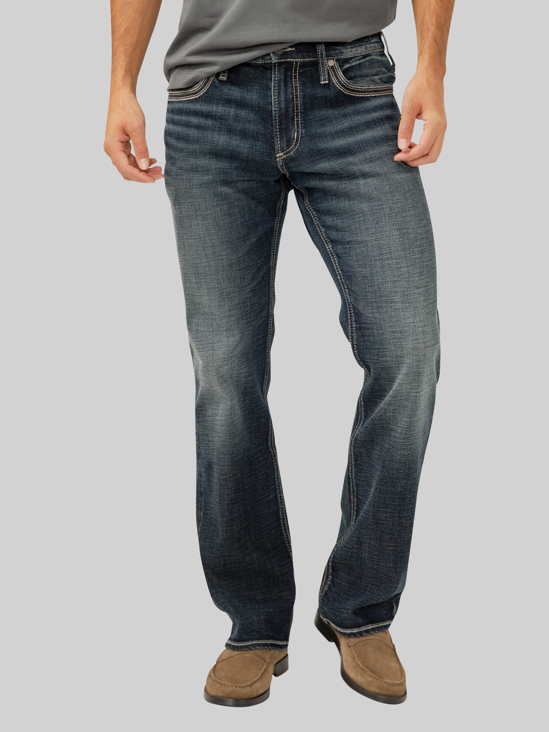 Jace Slim Fit Dark Wash Bootcut Jeans