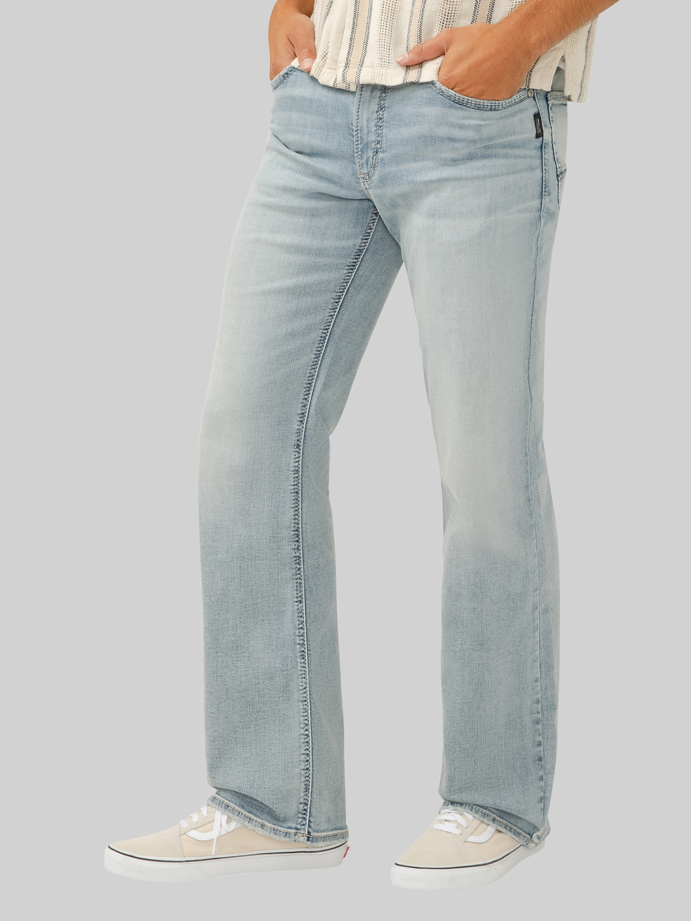Zac Relaxed Fit Light Wash Jeans