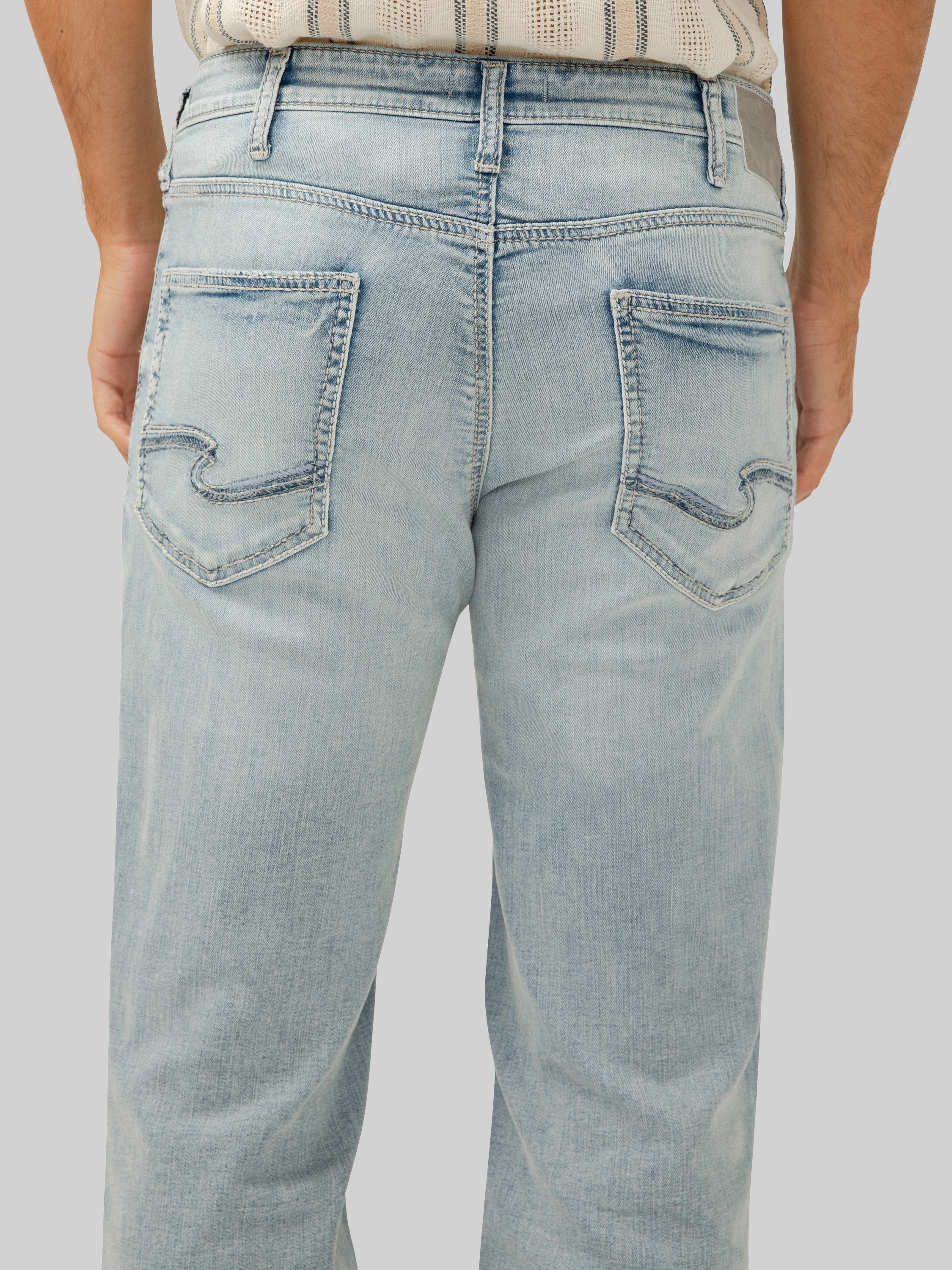 Zac Relaxed Fit Light Wash Jeans