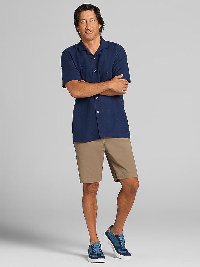 Joseph Abboud Modern Fit Stretch Chino Shorts 9"