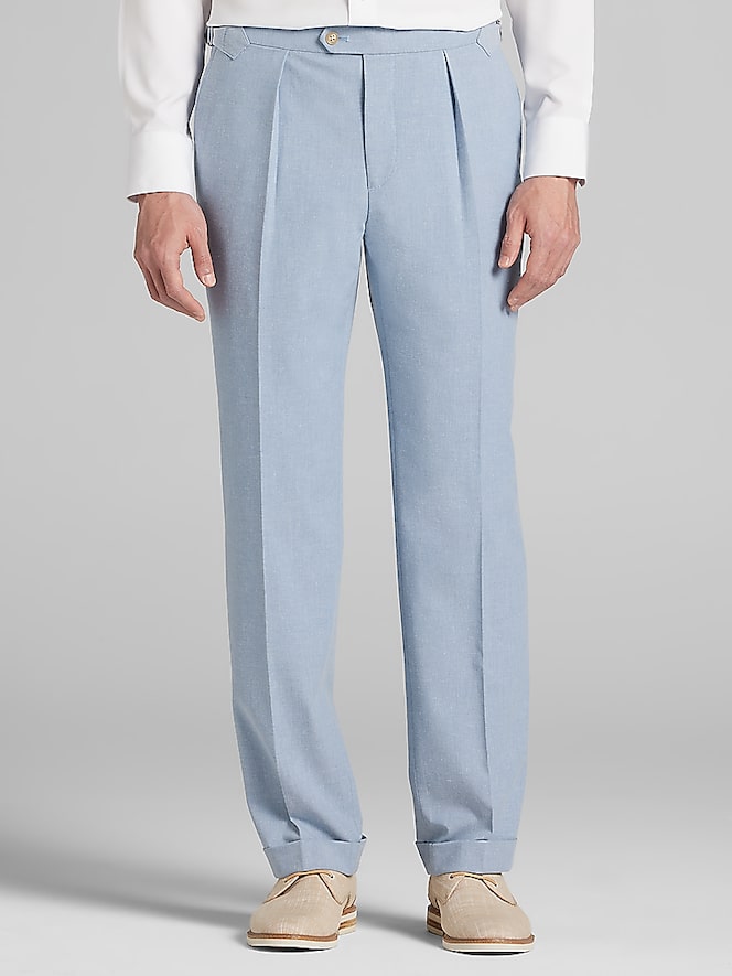 Joseph Abboud Slim Fit Solid Dress Pant