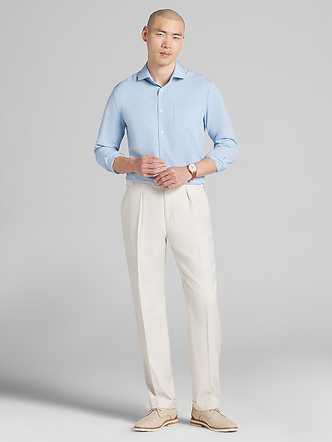 Joseph Abboud Modern Fit Solid Dress Pants