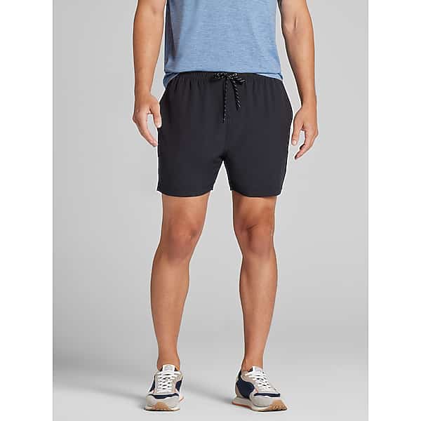 Awearness Kenneth Cole Men's CHILLFLEX Modern Fit Shorts 5" Black - Size: Large