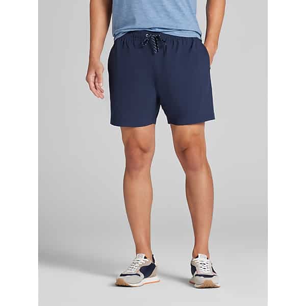 Awearness Kenneth Cole Big & Tall Men's CHILLFLEX Modern Fit Lined Shorts 5" Navy - Size: XXL