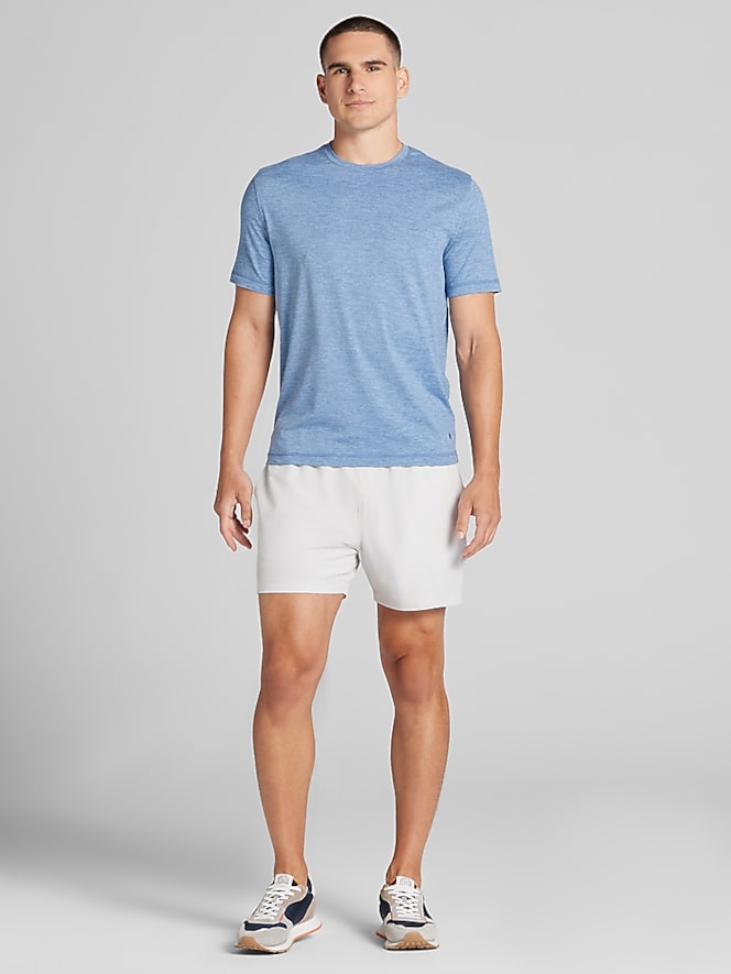 Awearness Kenneth Cole CHILLFLEX Modern Fit Shorts 5", White/Cream - Image 3 of 3