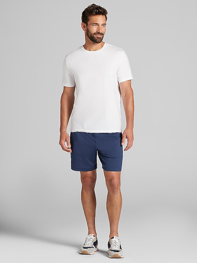 Awearness Kenneth Cole CHILLFLEX Modern Fit Jogger Shorts 7", Navy Blazer - Image 3 of 3