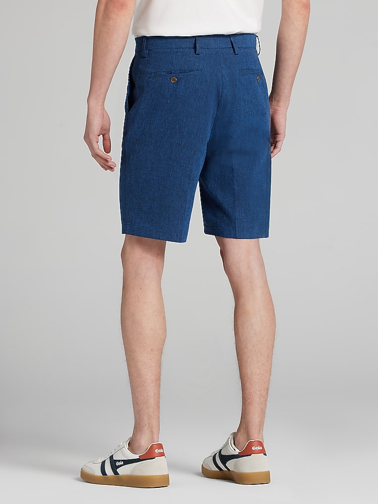 Joseph Abboud Modern Fit Linen Blend Shorts 9