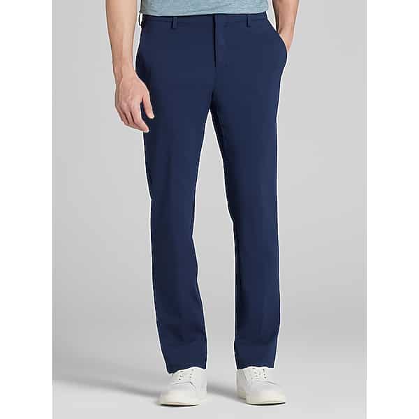 Awearness Kenneth Cole Men's Modern Fit Performance Tech Chino Navy - Size: 36W x 32L