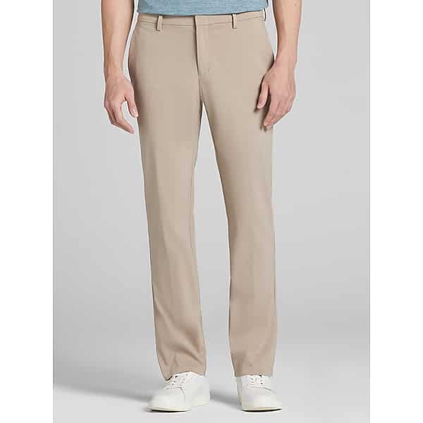 Awearness Kenneth Cole Men's Modern Fit Performance Tech Chino Vintage Khaki - Size: 38W x 30L