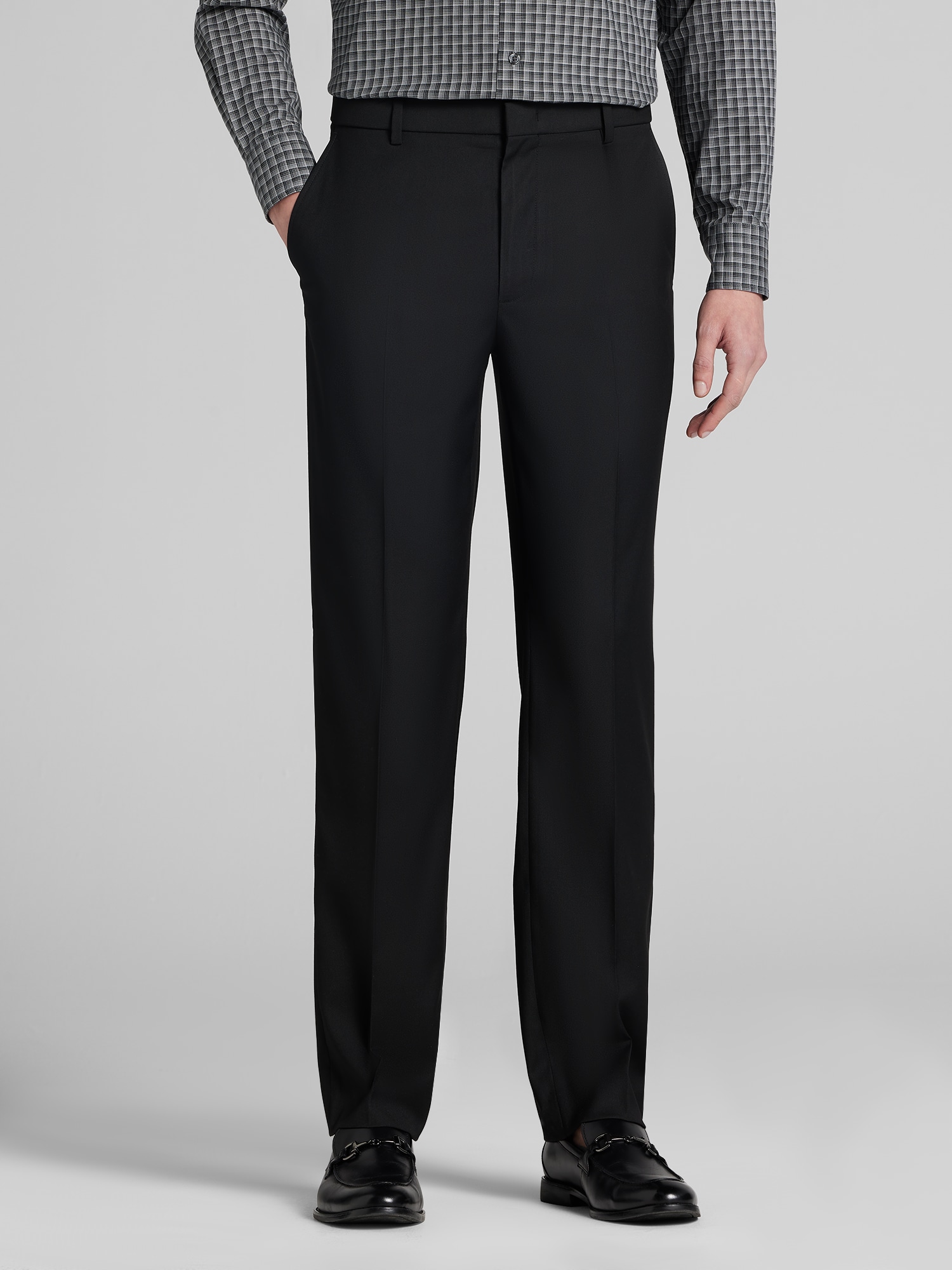 green emerald velvet dress Traveler Tech Pants Black main image 0