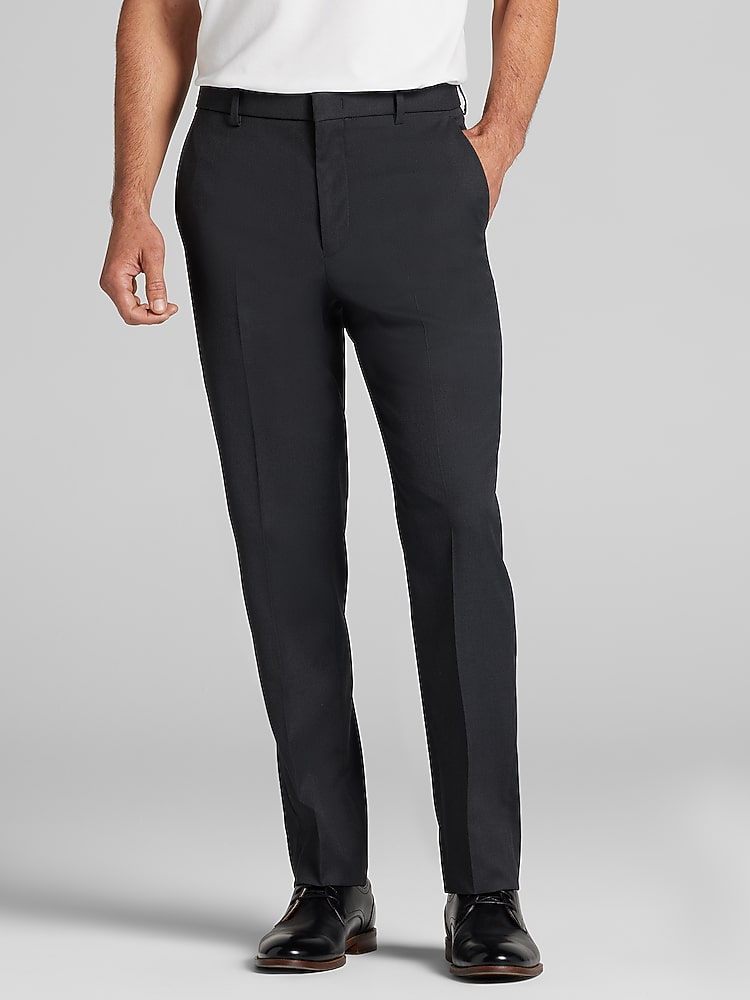 CHILLFLEX Modern Fit Performance Dress Pants | Charcoal - Size: 40 32