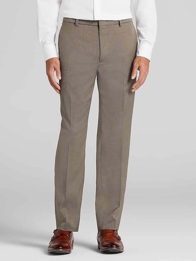 grey dress shirt with khaki pants Camel Heather Khaki // GPT 3.0 main image 1