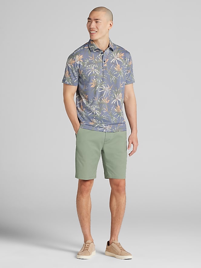 Joseph Abboud Modern Fit Comfort Stretch Chino Shorts 9"