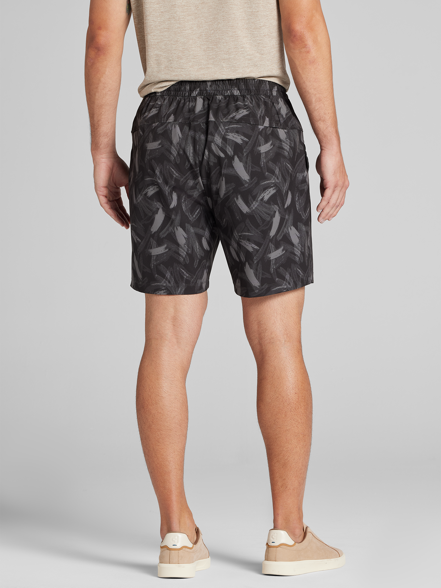 Modern Fit Printed Ripstop Pull-On Shorts 7