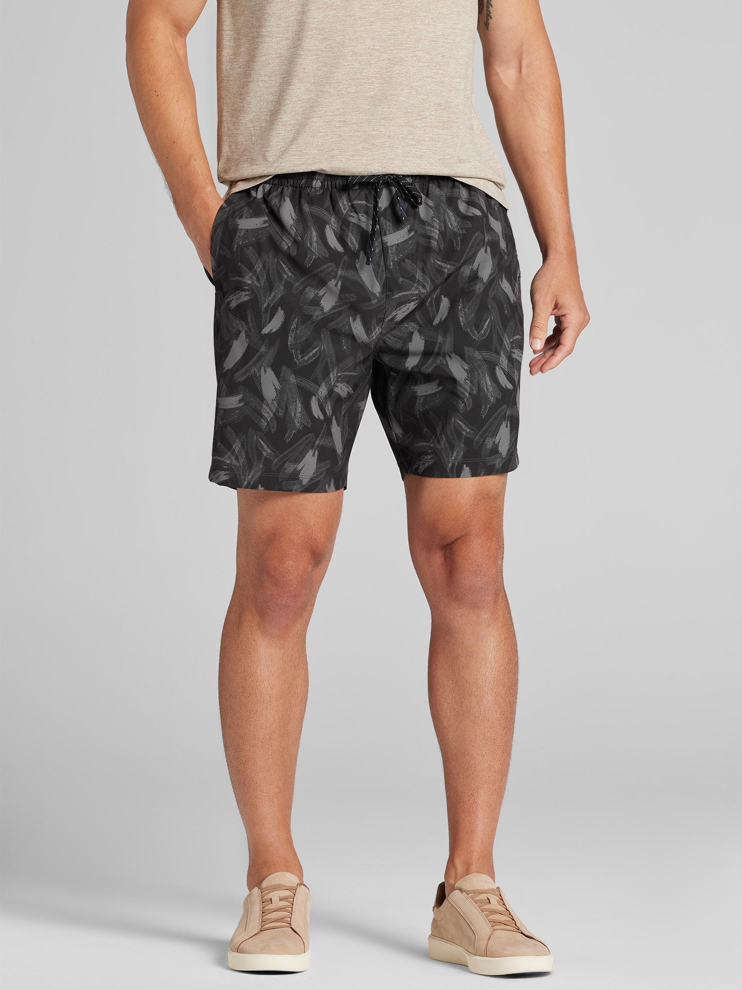 Modern Fit Printed Ripstop Pull-On Shorts 7